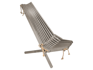 Ecochair Björk Grå Oljad