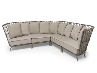 Jet Set Hörnsoffa Beige