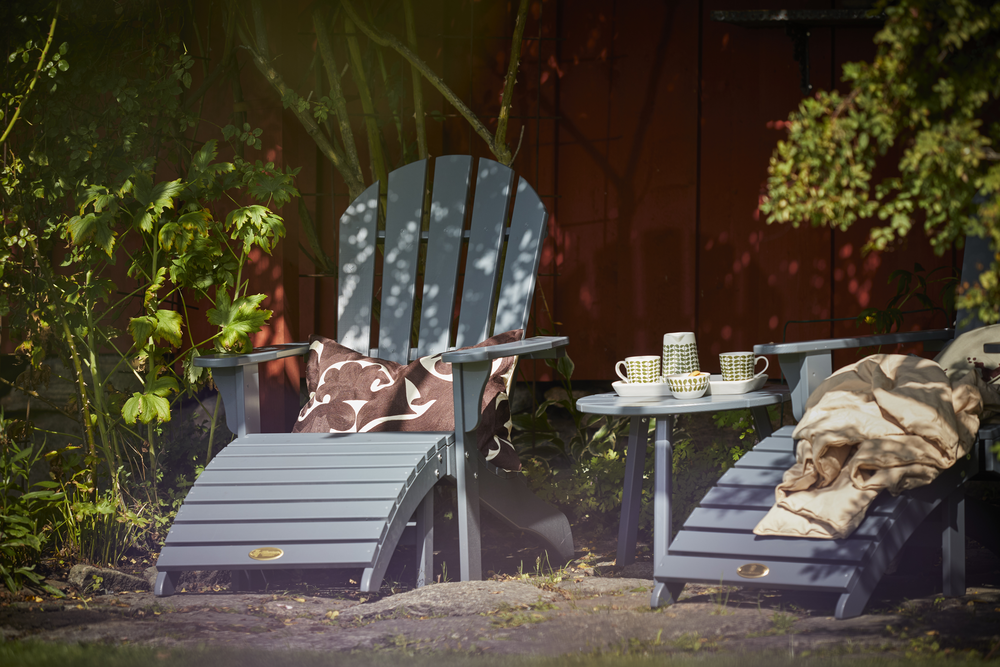 TENNESSEE DECK CHAIR STEEL GRAY