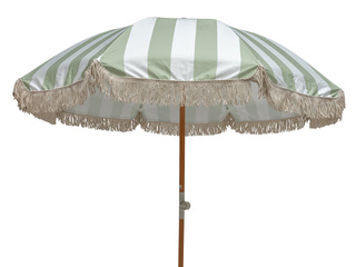 Parasoll 200 Cm Grön/Vit